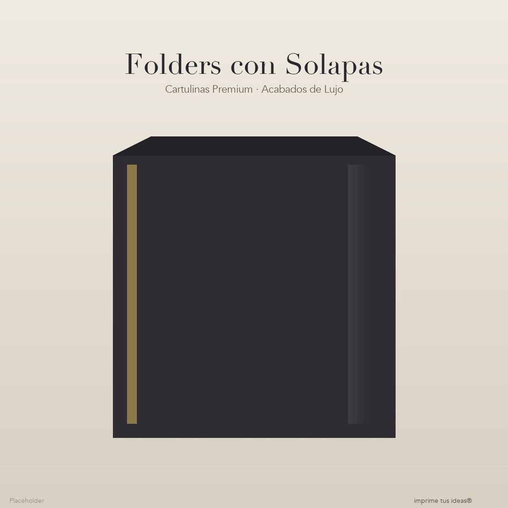 Folders Corporativos con solapas